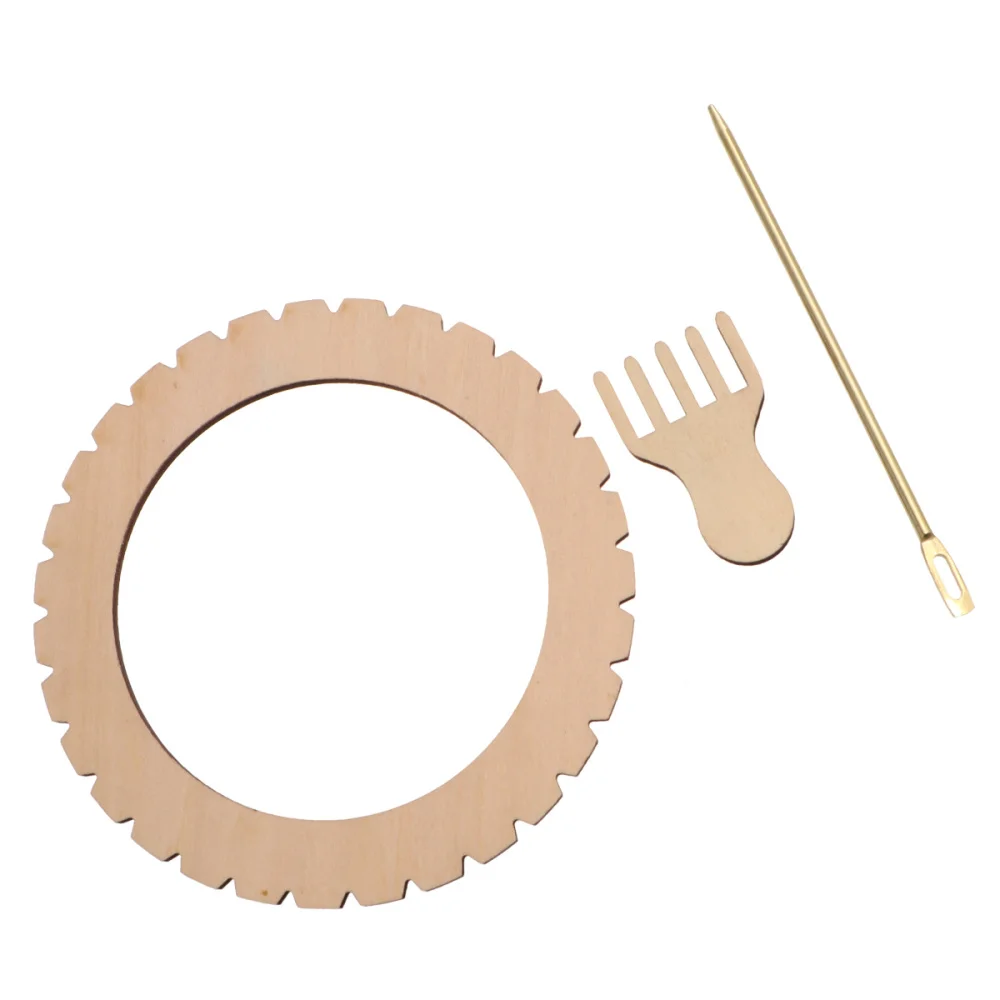 Ткацкий станок из Букового дерева деревянная палочка расческа ручной ткацкий