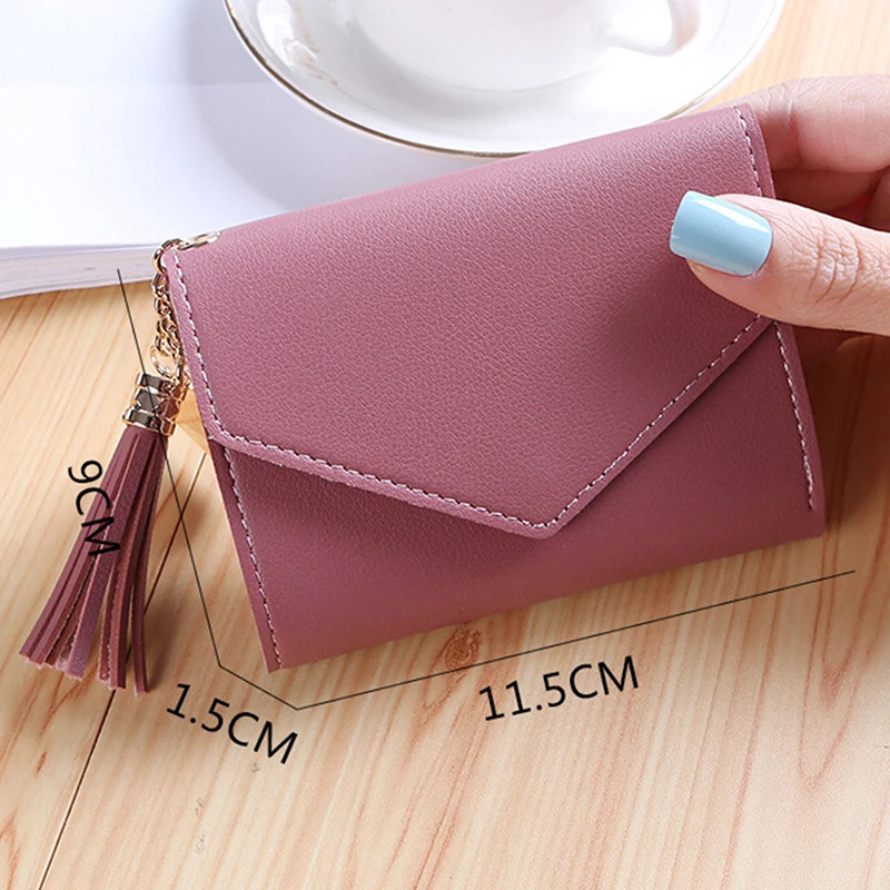 1 шт. Женский кошелек с кисточками в форме конверта|Женские кошельки| |