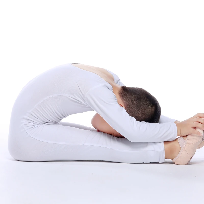 Детский гимнастическое трико комбинезон для девочек и мальчиков балетный боди с