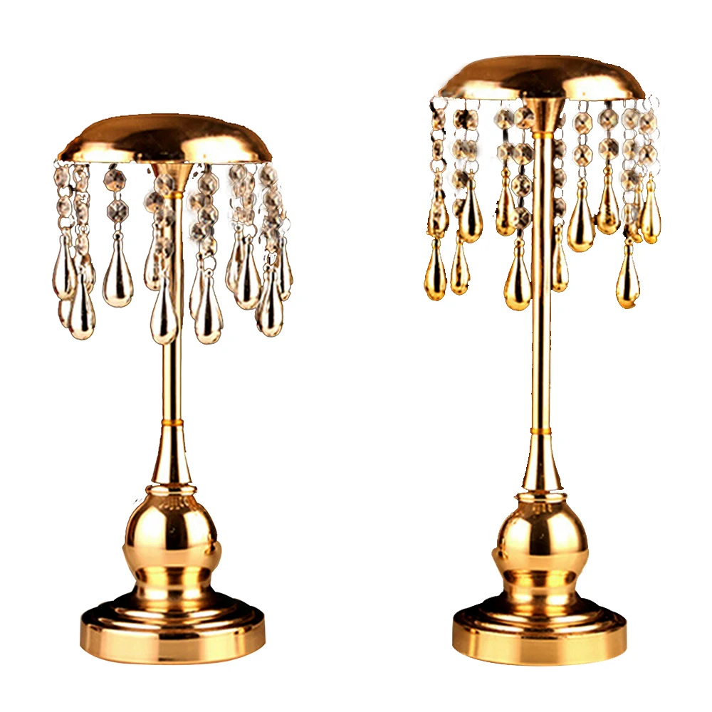 Золотой подсвечник в европейском стиле подсвечники для столовой свадебный стол