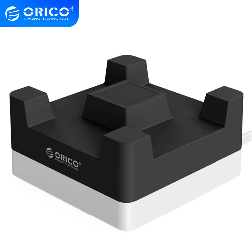 ORICO 4 USB порта настольное зарядное устройство 20 Вт 2.4A Макс адаптер с держателем