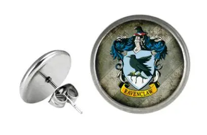 Серьги "Школьный значок Harried Magic", милые серьги к Поттеру для детей и взрослых женщин, ювелирный подарок на день рождения, игрушка.