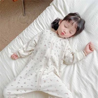 milancel 2021 autumn new kids pajamas floral girls sleepwear korean casual children pajama
