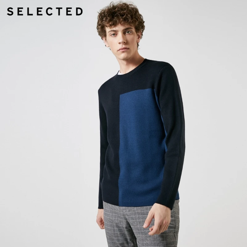 Выбранный новый осенне зимний шерстяной свитер с круглым вырезом и