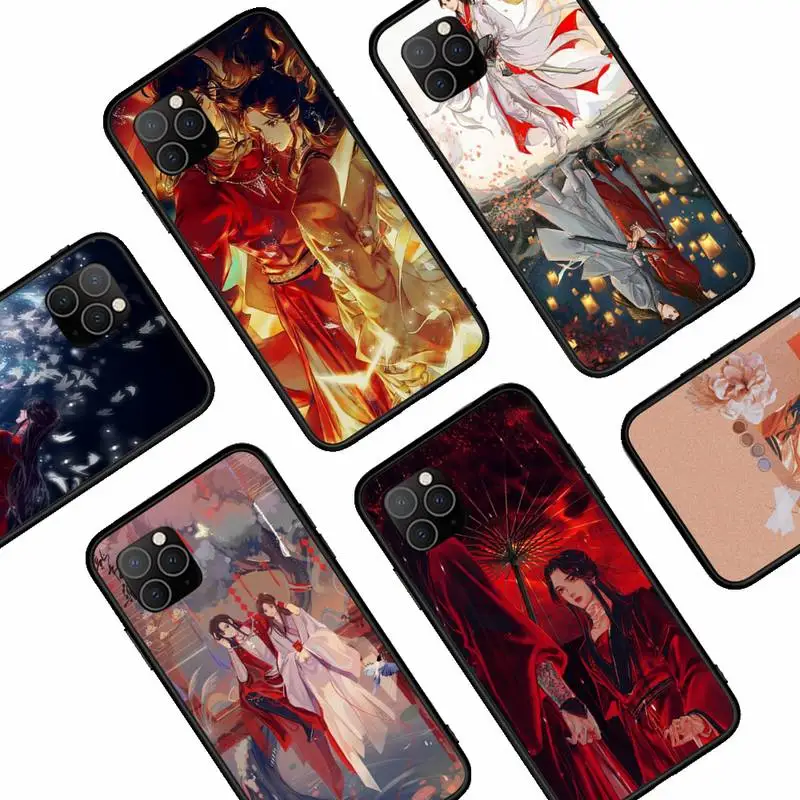 

TGCF Tian Guan Ci Fu Phone Case For iphone 12 11Pro Max 11 XR XS Max X 8 7 6 6S Plus 5 5S SE 2020 Back Cover Shell