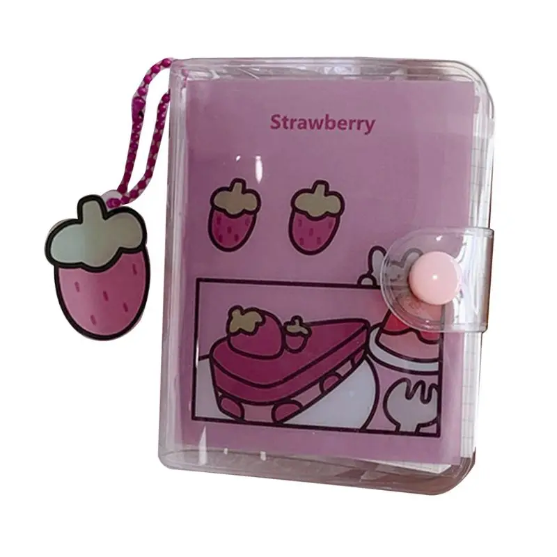 

Mini Fruit Flower 3 Hole Notebook Loose Leaf Binder Planner Transparent Journal Dropshipping