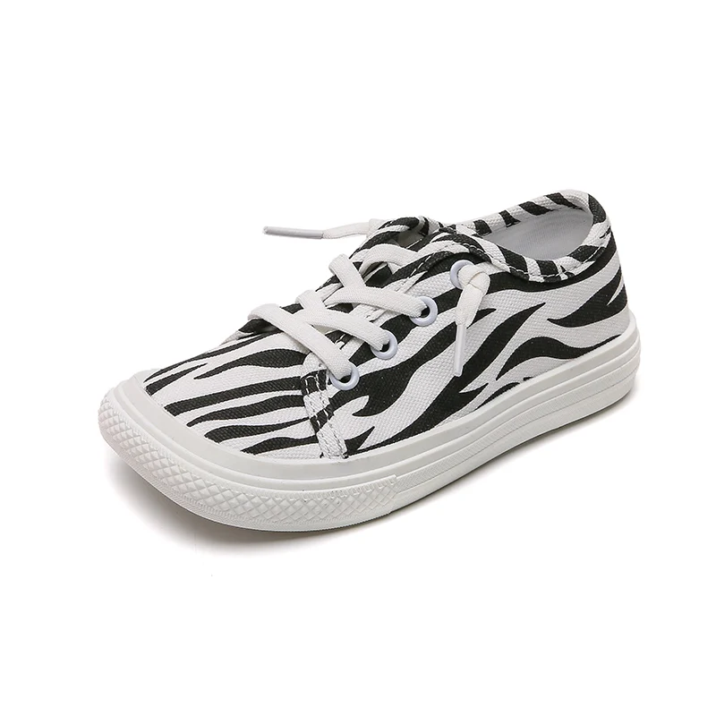 

Кроссовки Детские холщовые, леопардовые, на плоской подошве, размеры 28-34