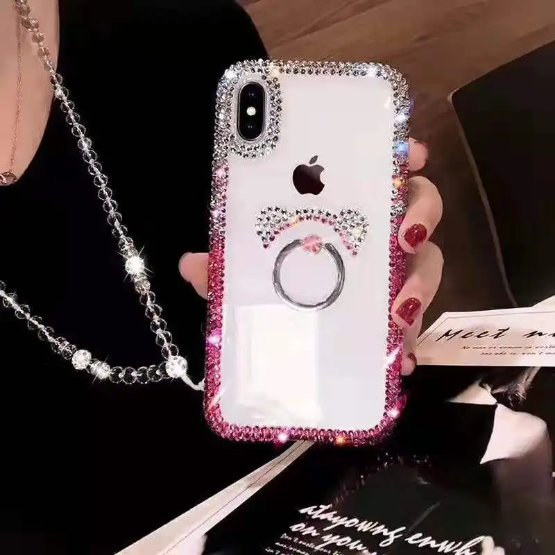 Bling Lovely Crystal Diamonds Rhinestone Stones Phone Case Cover For Xiaomi Redmi5 6 4X 4A 5A 6A Note4 5 7 Pro Note4X |
