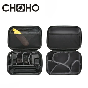 waterproof bag case diy travel storage collection eva portable for gopro hero 8 9 10 xiaomi yi sjcam dji osmo camera accessories free global shipping