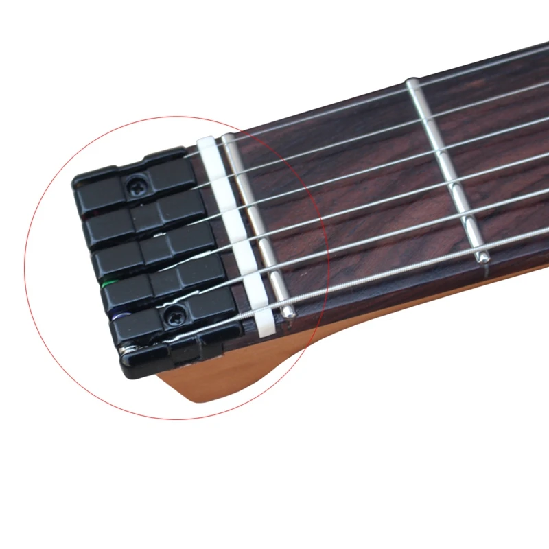 Гитарные Струны комплект входит фиксирующая гайка 6 ой Безголовый Электрогитары