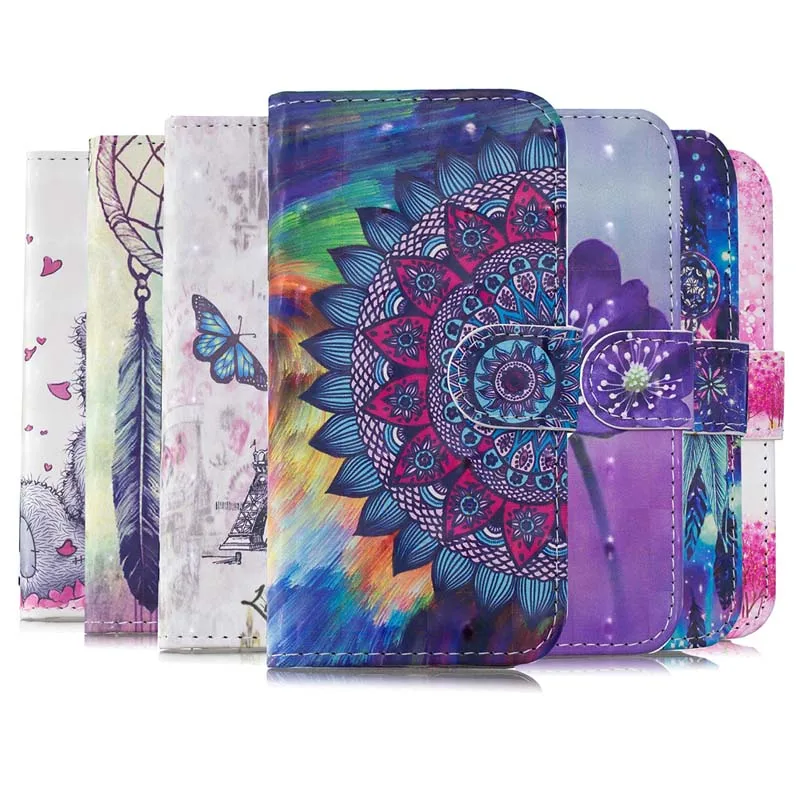 

3D Leather Phone Cases For iPhone 13 11 12 MINI Pro Max X XS XR 8 7 6 6S Plus SE 2020 Magnetic Flip Wallet Shockproof Cover