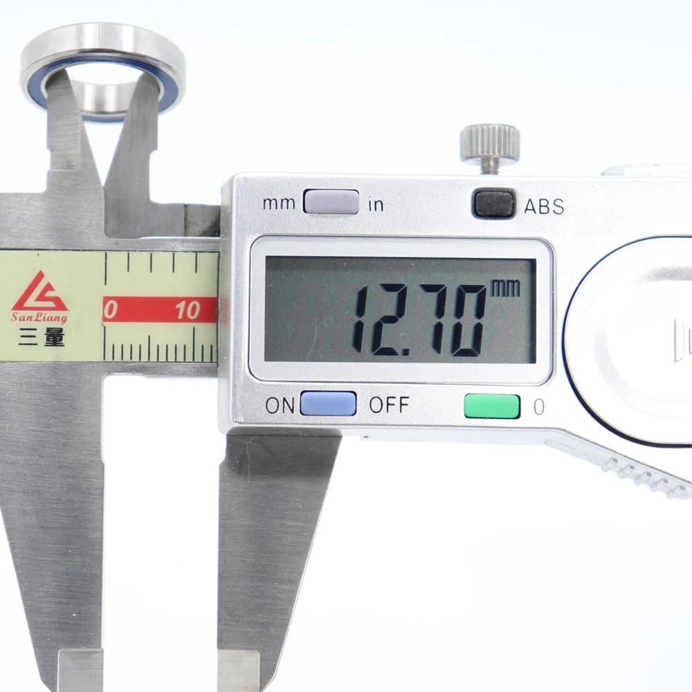 Подшипники FUSHI R1212rs синие герметичные дюймовые размеры ABEC 3 R1212 2RS шарикоподшипник