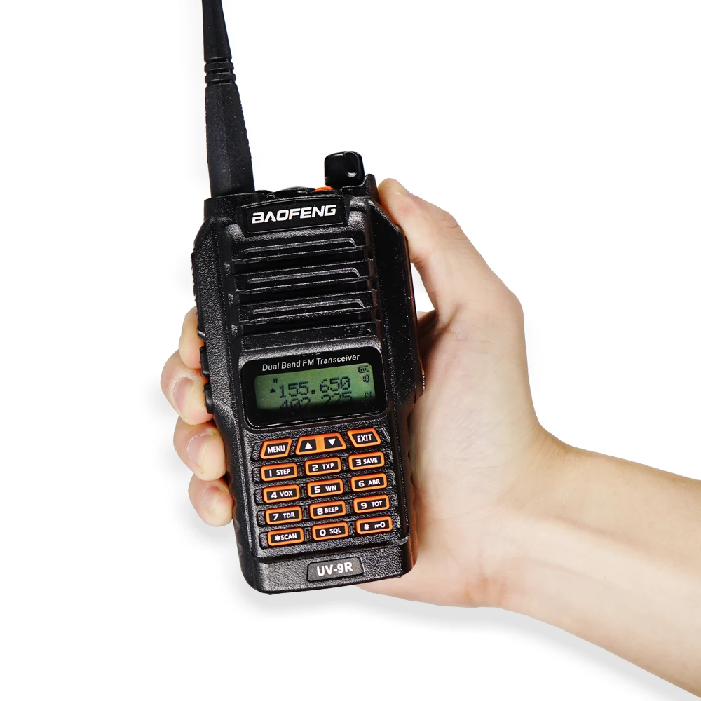 Рация Baofeng 2 шт. водонепроницаемое двухдиапазонное портативное радио 10 км IP67 8 Вт