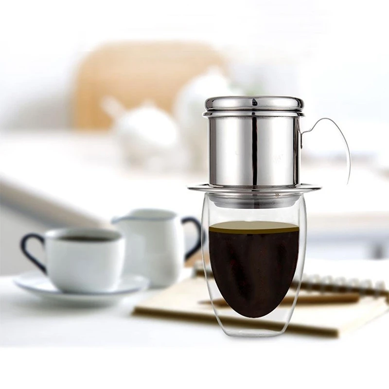 Кофейник из нержавеющей стали кофе капельного фильтра машина одна чашка