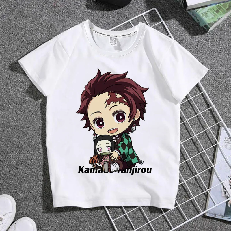 

Demon Slayer T-Shirts for Boys Girls Kids Cartoon Short Sleeve Youth Casual Funny Tee