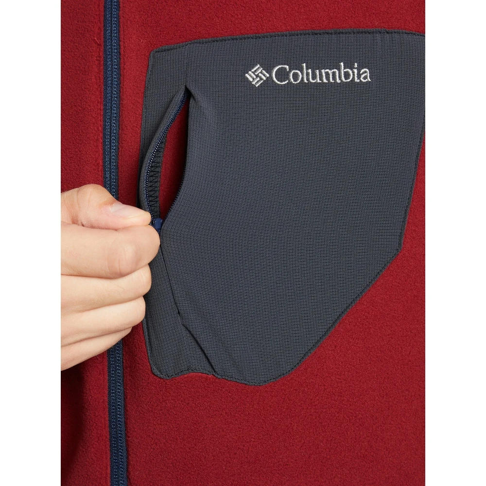 Джемпер флисовый мужской columbia polar powder красный | Спорт и развлечения