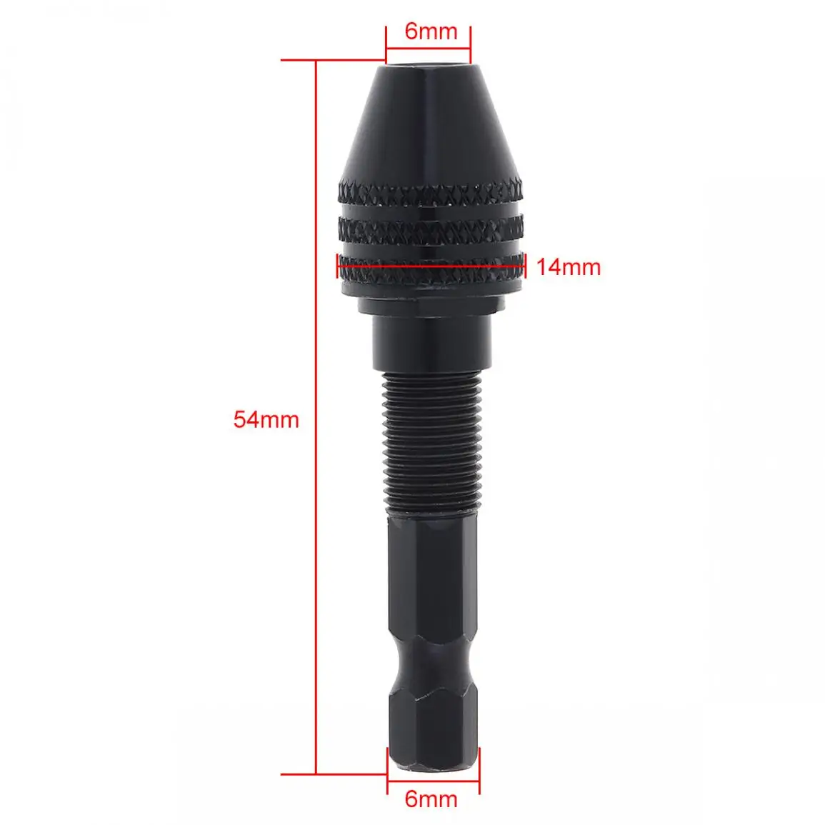 0.3-3.2mm Universal Drill Three Claw Chuck Impact Driver Adapter with1/4 Hex Shank for Electric Drill/Screwdriver/Grinder | Инструменты