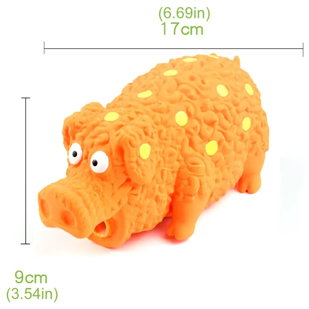 

Squeaky Dog Toys For Aggressive Chewers Puppy Chew Pig Toy Indestructible Durable Natural Latex Pet Toy For Medium Large Breed