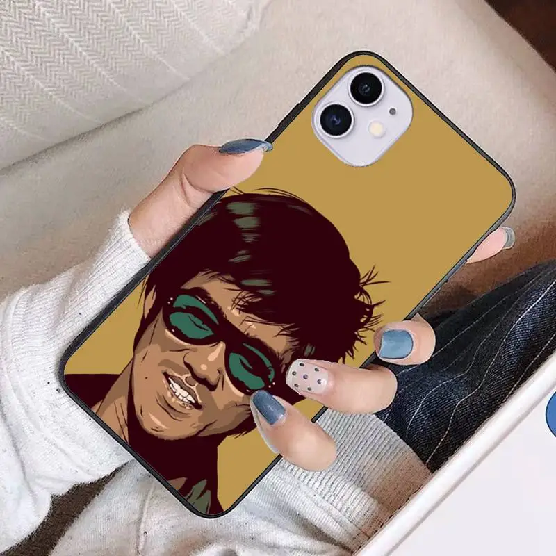 Брюс Ли китайский кунг фу роскошный брендовый чехол fundas carcasa аксессуары etui capas для