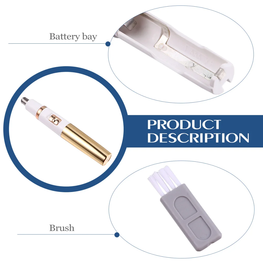 

1pc Nose Hair Remover Electric Trimmer Nose Hair Epilator Nose Hair Epilator