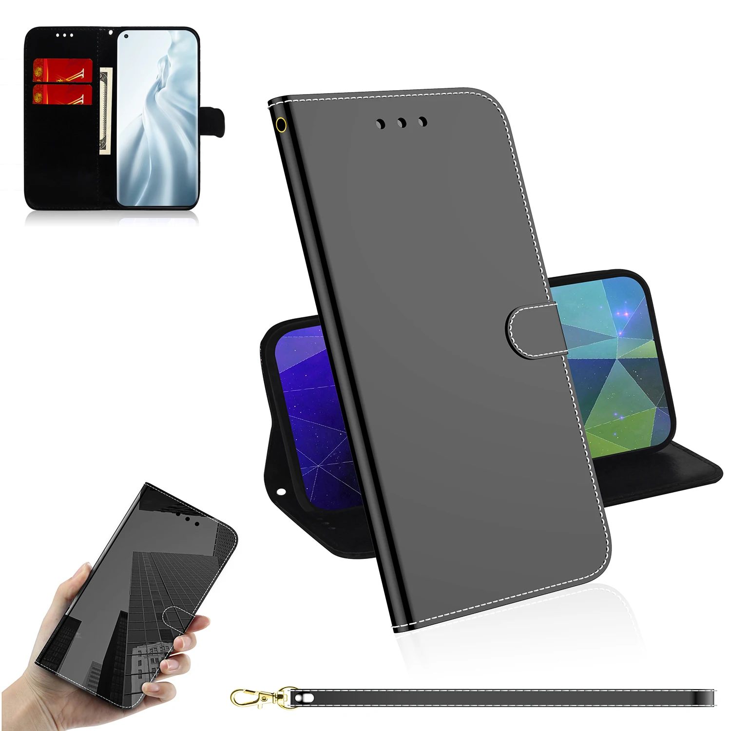 

Mi 11 Lite Flip Wallet Leather Case for Xiaomi 11 Poco F3 M3 X3 NFC 10T Lite Redmi 9A 9C 10X 9 Cover Card Solt Stand Coque Etui