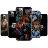 phone case for apple iphone 11 7 xr 12 pro max x 6 6s 8 plus 11pro 12 mini xs 5 5s back cover animal fox cat