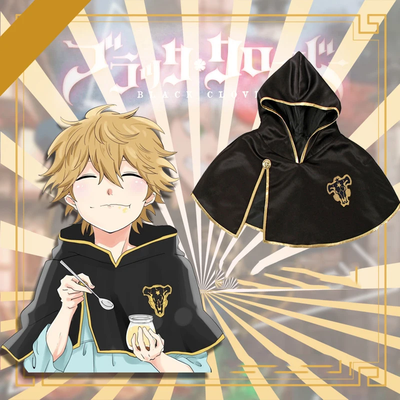 

Anime Black Clover Cosplay Costume Asta Magician Cape Cloak Halloween Costumes Unisex Carnival Performance Clothing
