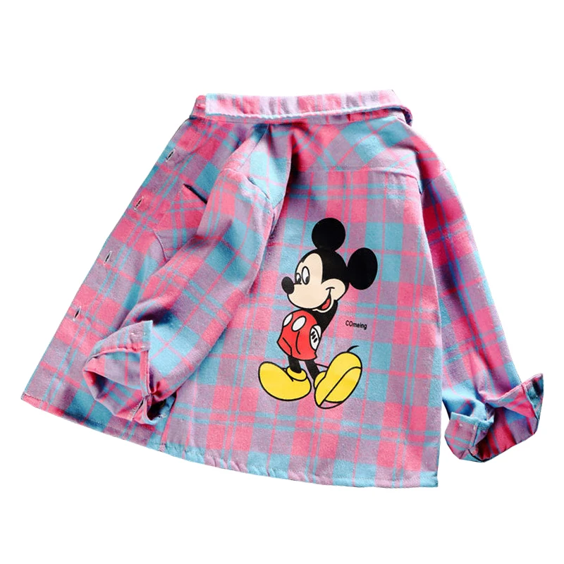 Детская рубашка весенние тонкие топы хлопковые для мальчиков и девочек детская с