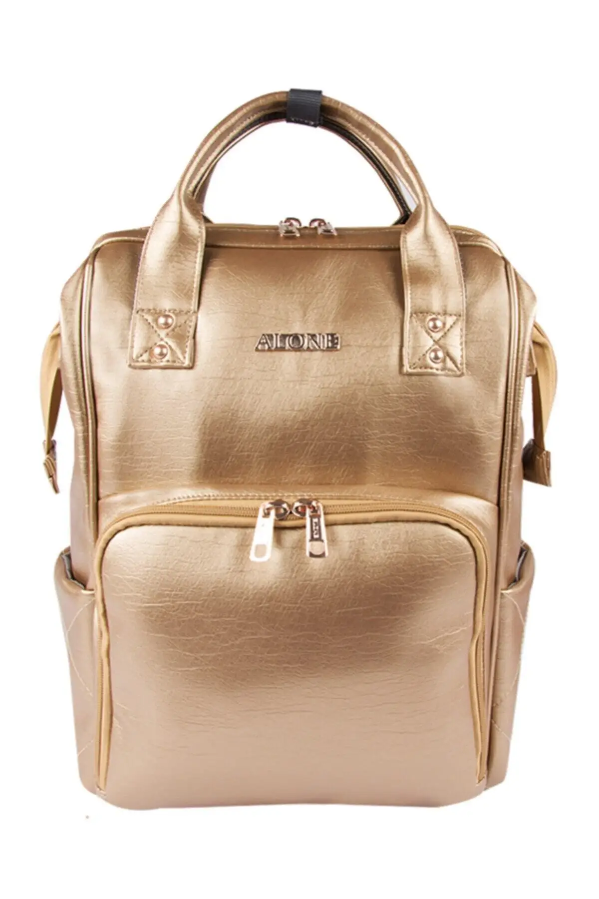 

Рюкзак для ухода за мамой и ребенком сумка для путешествий с жидкостью золотистая с тепловым отсеком