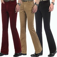 mens corduroy bell bottom flares pants 60s 70s vintage bootcut trousers hippie multicolor casual pants 903 b100