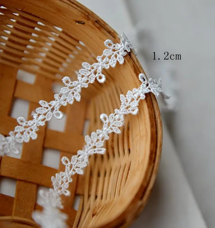 5 ярдов белая и розовая Цветочная вышивка венецианская Водорастворимая