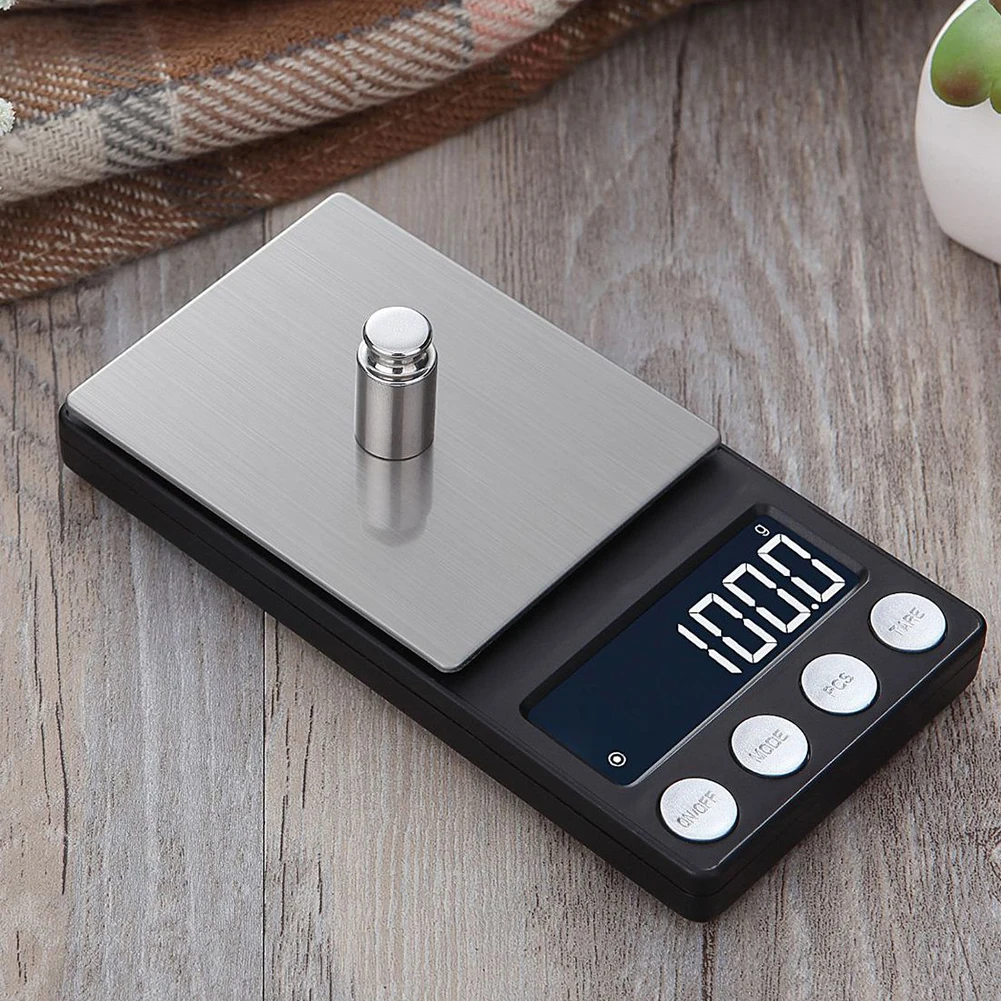 

Pocket Kitchen LCD Capacity Lab Weight Portable Jewelry Scales Silver Digital Mini Gram Medicinal Use Electronic Balance