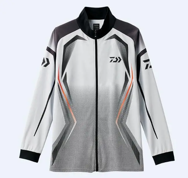 

2021 Daiwa рыболовные рубашки Длинные бамбуковое волокно Upf дышащие 50 + быстросохнущая рыболовная одежда