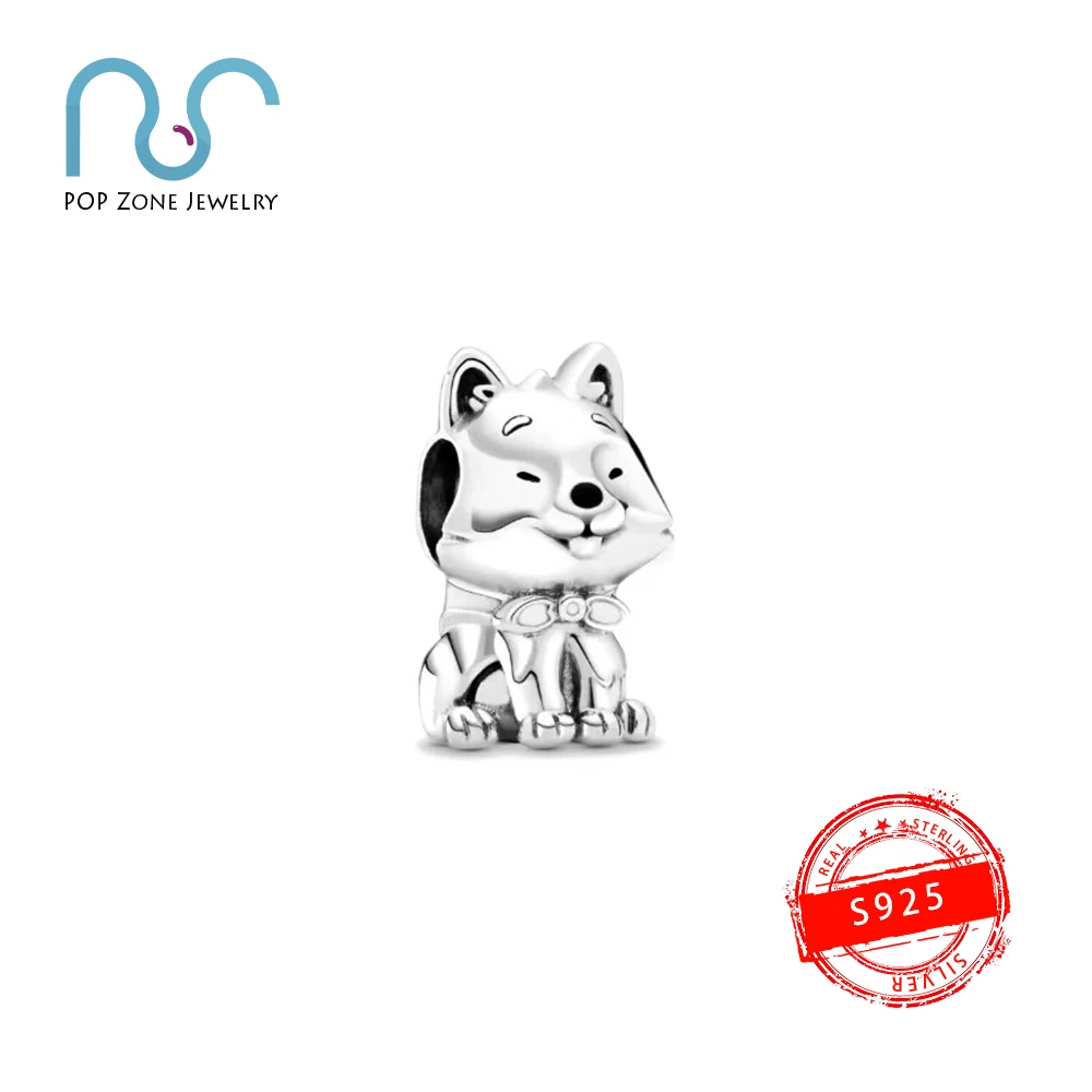 

Fit Original Pandora Charm Bracelet Beads S925 Sterling Silver Beads Cute Diverse Animal Series Beads Female Brand Jewelry Gift