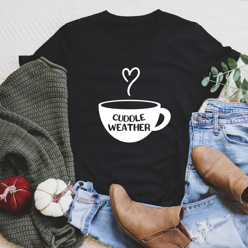 

Футболка женская из 100% хлопка, милая футболка с коротким рукавом, с забавным принтом какао, для любимых, подарок, с графикой для хипстеров