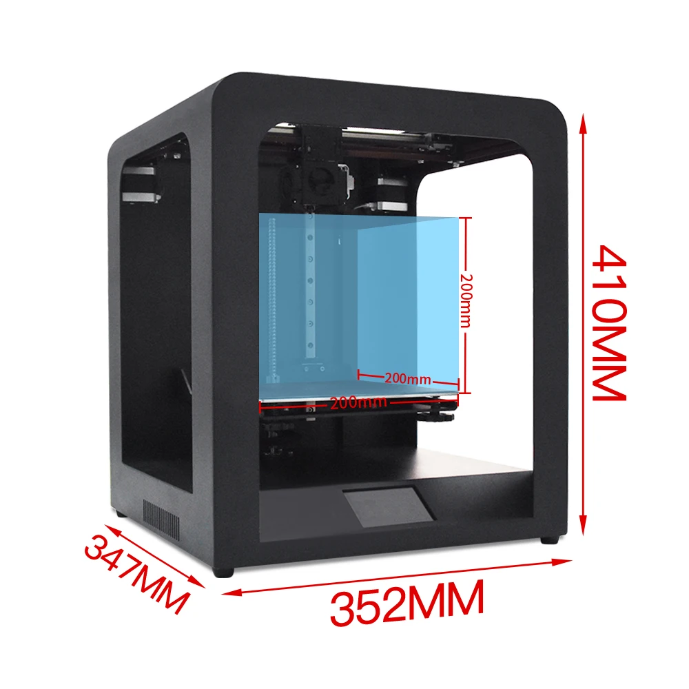 3D принтер SIMAX3D Woodpecker для объемной печати сделай сам с сенсорным экраном