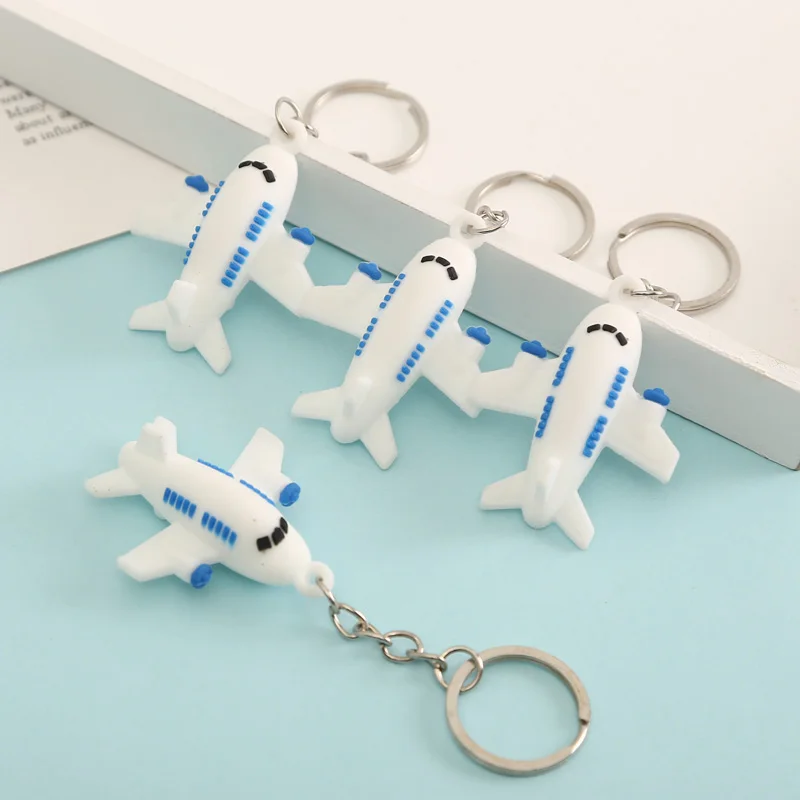 4 шт. силиконовых кейсов брелоки с самолетами кулон брелок дружбы Best Friend