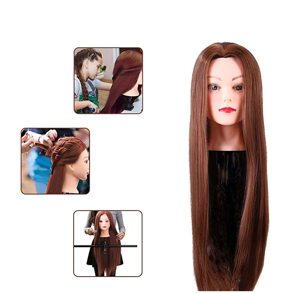 Профессиональная прическа женский манекен и косы в салоне красоты модель парика