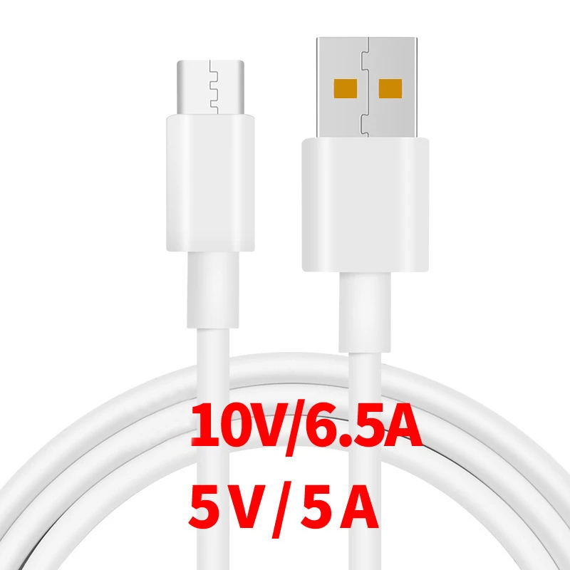 10pcs supervooc 2 0 usb c cable 6 5a type c fast charging data cable for oppo find x3 x2 pro r17 realme x 5 6 x50 x3 x5 pro x50 free global shipping