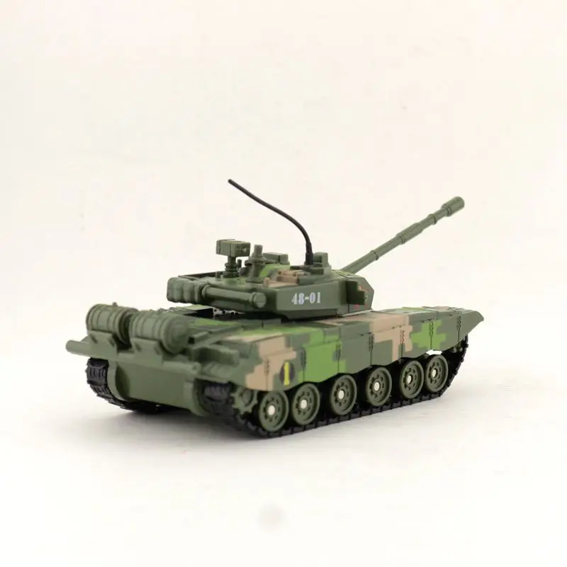 

1/48 China T-99 main battle tank armored car alloy model children's toy car sound and light gift box