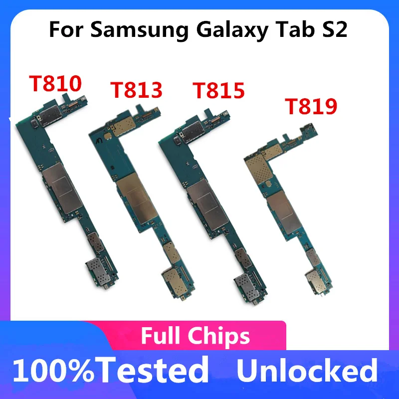 Материнская плата для Samsung Galaxy Tab S2 T815 T810 T819 T813 Заводская разблокированная