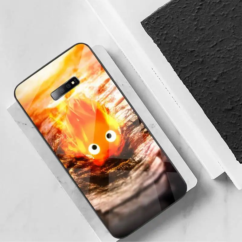 

Howl's Howls Moving Castle Phone Case Tempered glass For Samsung S6 S7 edge S8 S9 S10 e plus note8 9 10 pro