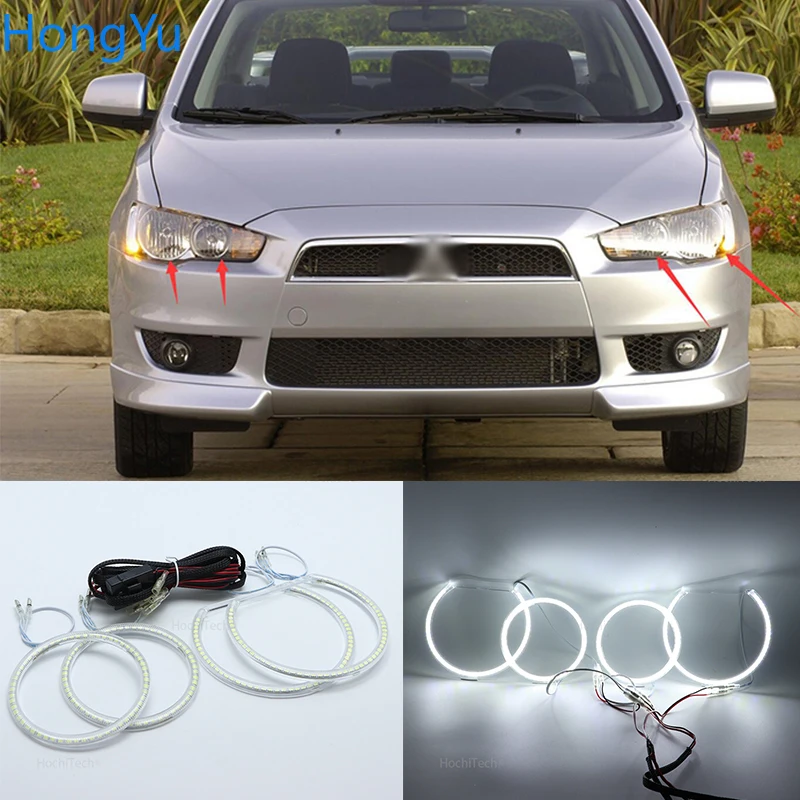 Супер яркие белые дневные ходовые огни 2008 SMD для Mitsubishi Lancer non projector 2015
