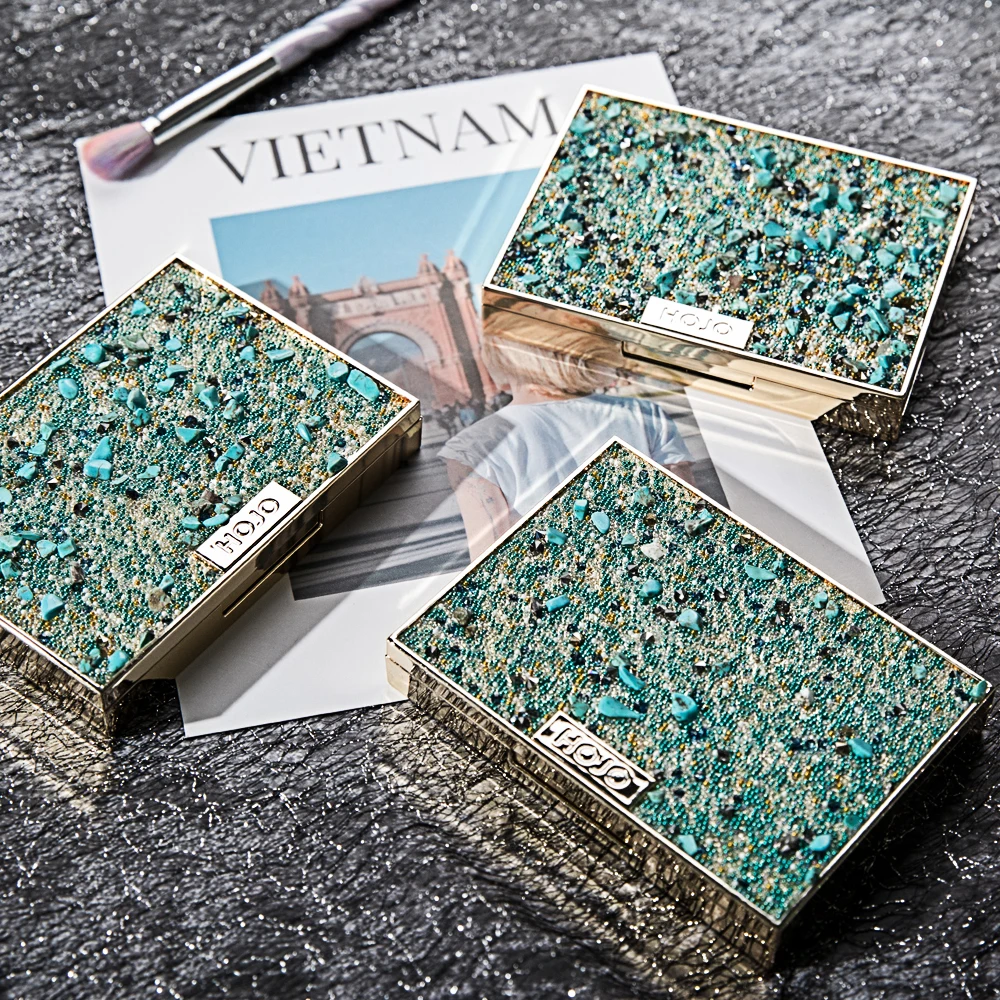 Hojo зыбучий песок тени для век Палитра мерцающие матовые пигмент