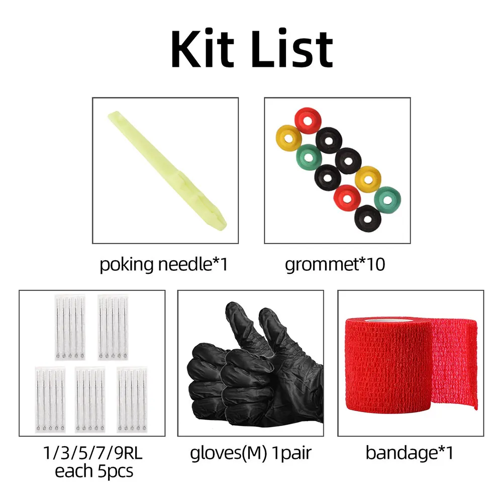 

Hand Poke Stick Tattoo Kit DIY Tattoo Kit Poke Pen 1 3 5 7 9RL for Tattoo Artist Tattoo Beginner Tattoo Kit Tattoo Needles