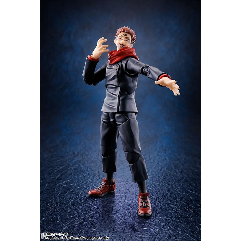 

15cm BANDAI Original SHF Jujutsu Kaisen Itadori Yuji Movable model Anime characters Action PVC Collection Model Toy Anime Figure