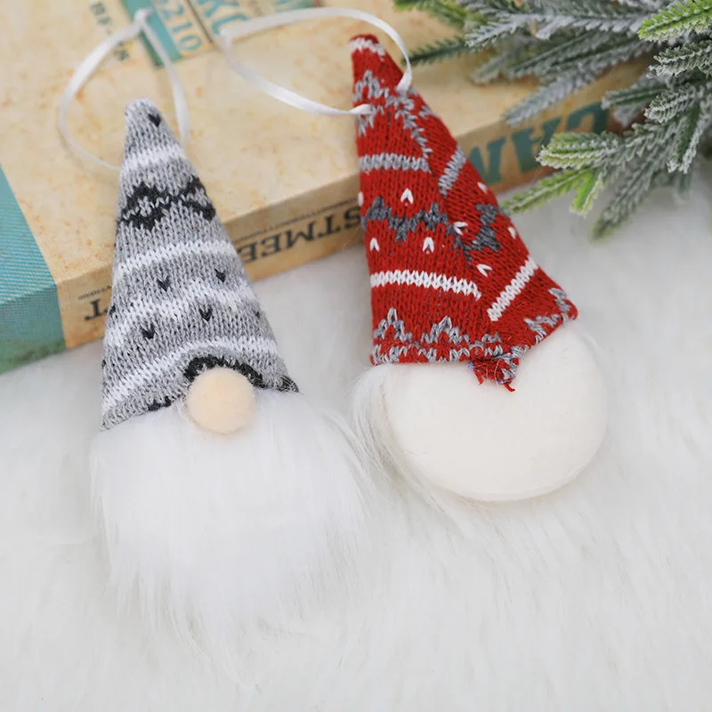 2 шт. новогодние плюшевые подвесные украшения Гном | Дом и сад