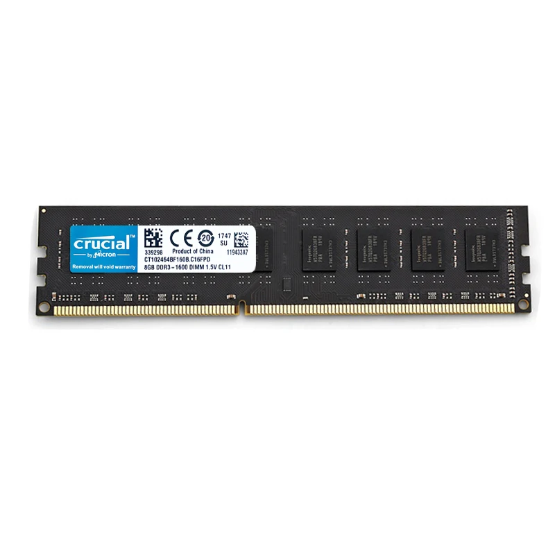Оперативная память Cruclal DDR3 DDR4 4 ГБ 8 16 оперативная PC3 1333 1600 1866 2133 PC4 2400 2666 для