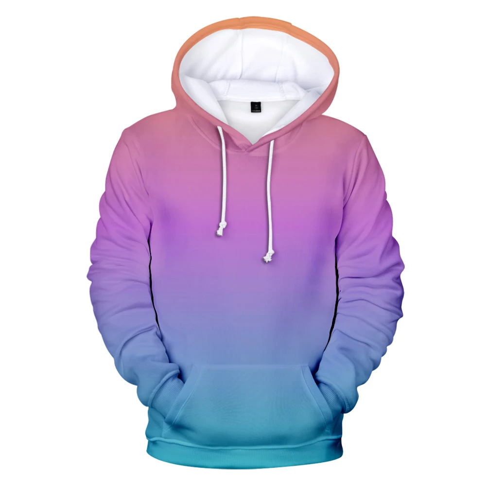 

Green Hoodies Men's 2020 3D Sweatshirt Custom Colourful Gradient Hoodie Men/Women Solid Color Hoody Sportwear Neon Hoodie Men