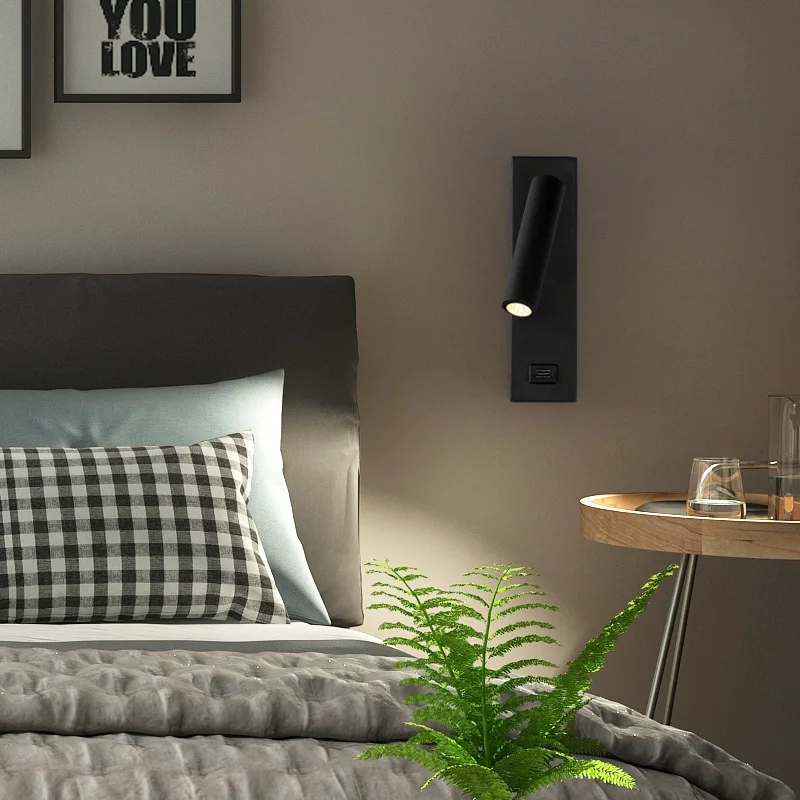 Настенный светильник для помещения вращающийся на 180 градусов светодиодный